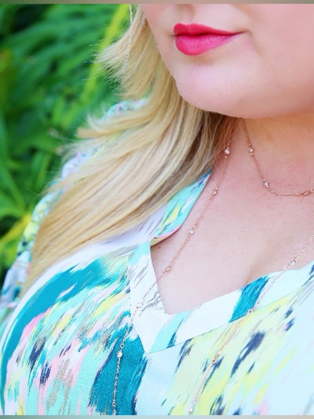 PLUS SIZE ABSTRACT PRINT MAXI DRESS - Picture 9 of 10